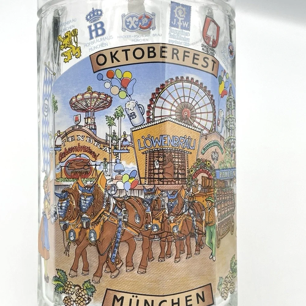 Vtg Oktoberfest München Beer Stein 8